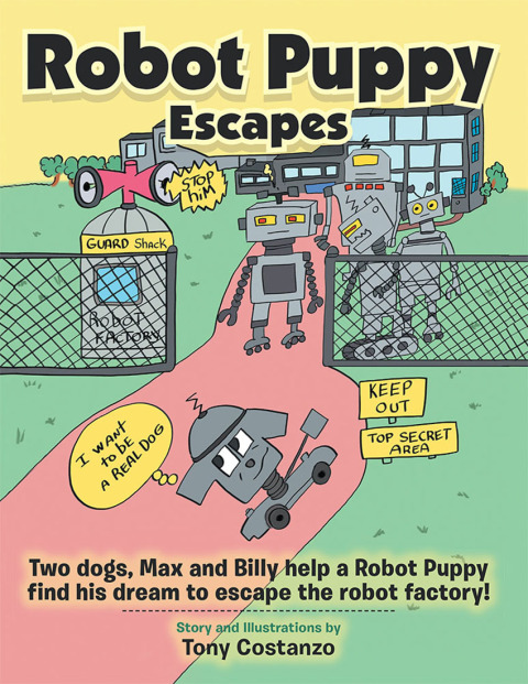 Cover image for book Robot Puppy Escapes