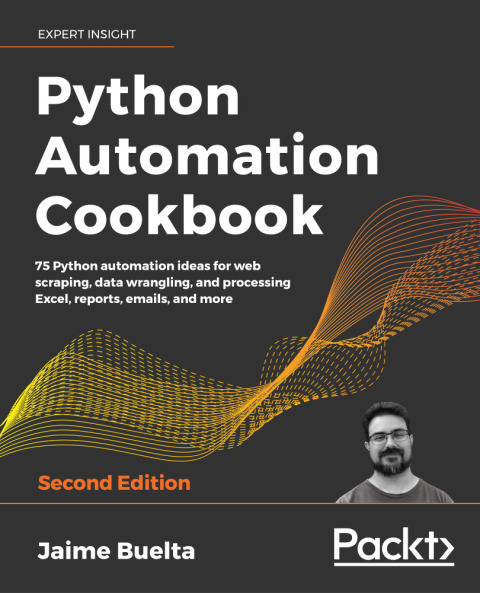 Cover image for book Python Automation Cookbook