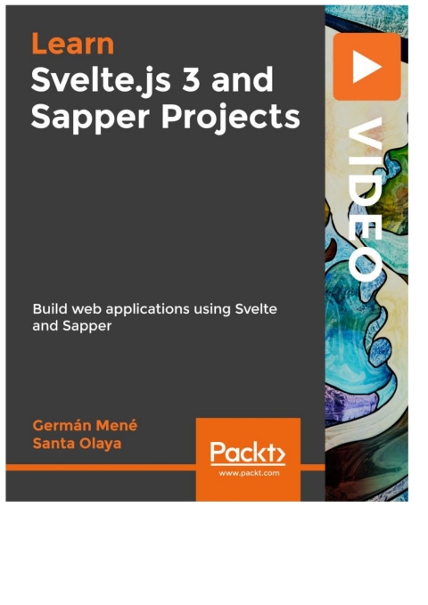 Cover image for book Svelte.js 3 and Sapper Projects