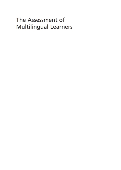 Cover image for book The Assessment of Multilingual Learners