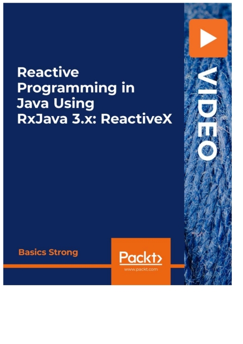 Cover image for book Reactive Programming in Java Using RxJava 3.x: ReactiveX