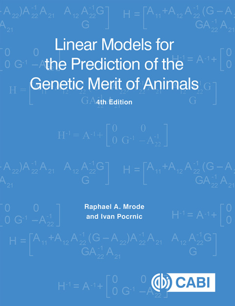 Cover image for book Linear Models for the Prediction of the Genetic Merit of Animals