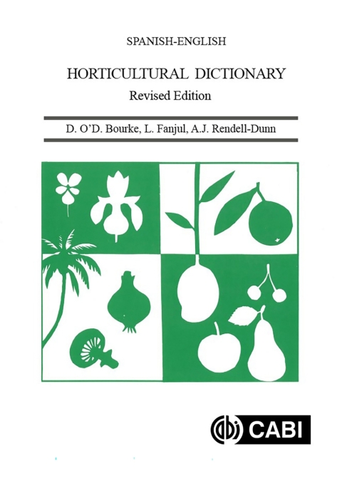 Cover image for book Spanish-English Horticultural Dictionary, Revised Edition