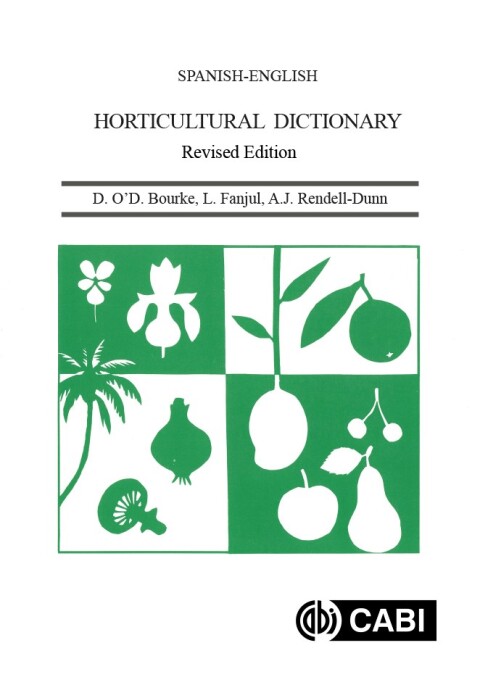 Cover image for book Spanish-English Horticultural Dictionary, Revised Edition