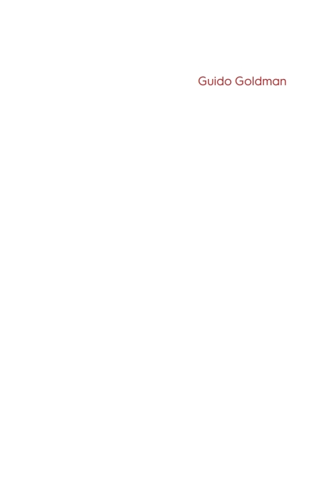 Cover image for book Guido Goldman