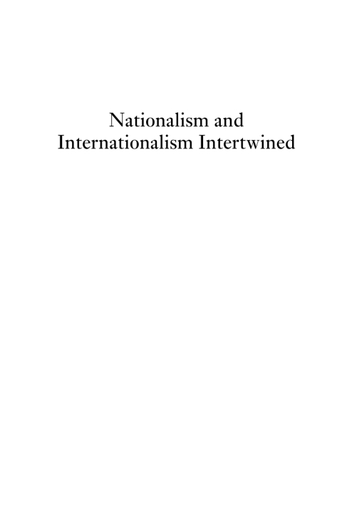 Cover image for book Nationalism and Internationalism Intertwined