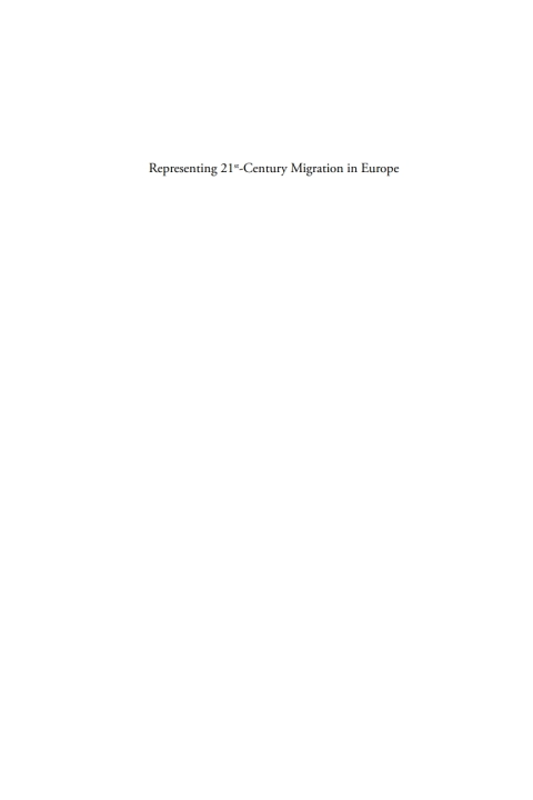 Cover image for book Representing 21st-Century Migration in Europe