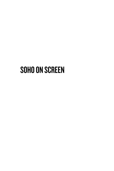 Cover image for book Soho on Screen