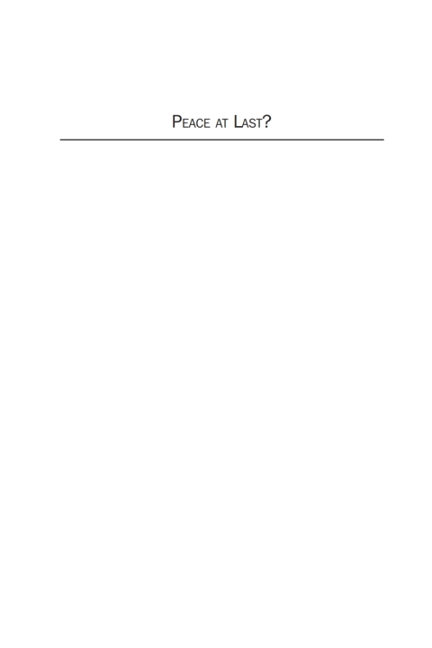 Cover image for book Peace At Last?