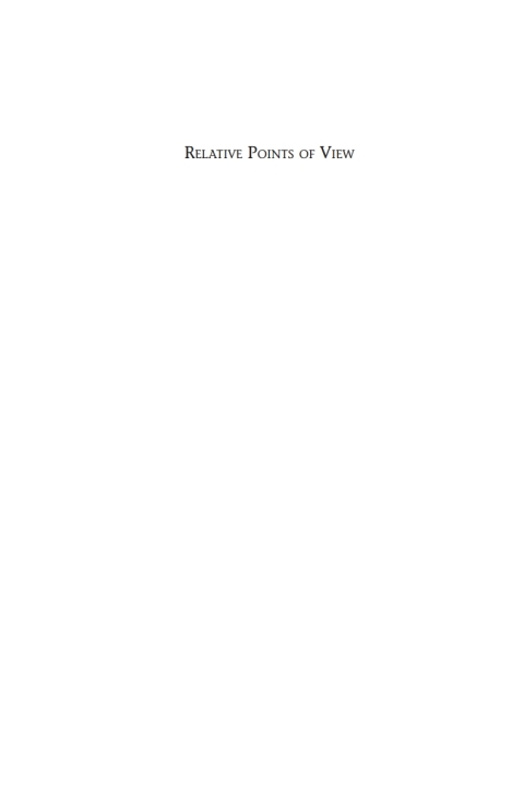 Cover image for book Relative Points of View