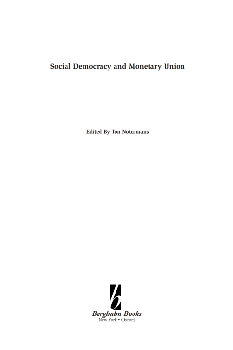 Cover image for book Social Democracy and Monetary Union