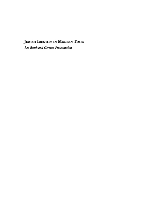 Cover image for book Jewish Identity in Modern Times