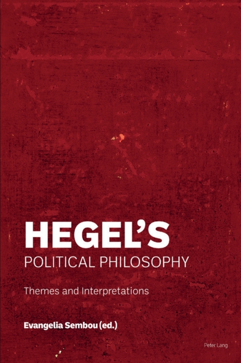 Hegel?s Political Philosophy 