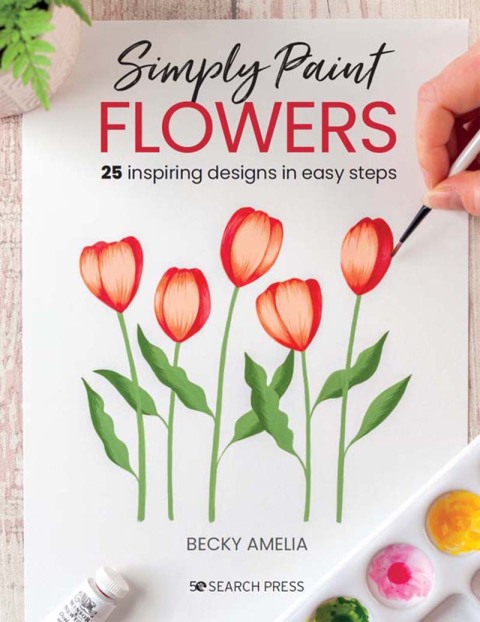 Cover image for book Simply Paint Flowers