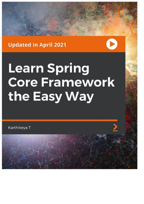 Cover image for book Learn Spring Core Framework the Easy Way