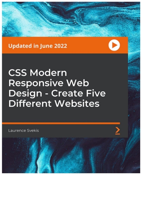 Cover image for book CSS Modern Responsive Web Design - Create Five Different Websites