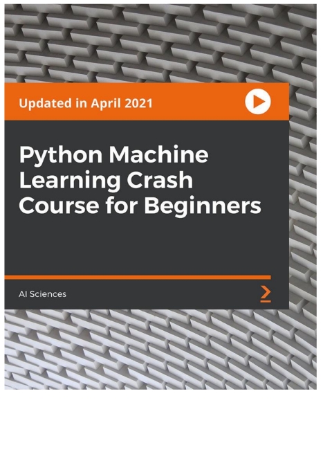 Cover image for book Python Machine Learning Crash Course for Beginners