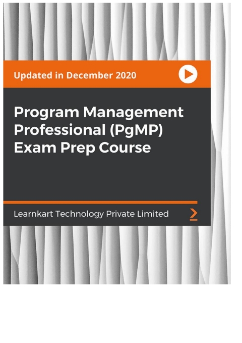 Cover image for book Program Management Professional (PgMP) Exam Prep Course