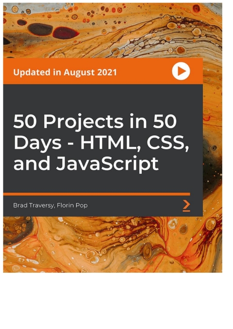 Cover image for book 50 Projects in 50 Days - HTML, CSS, and JavaScript
