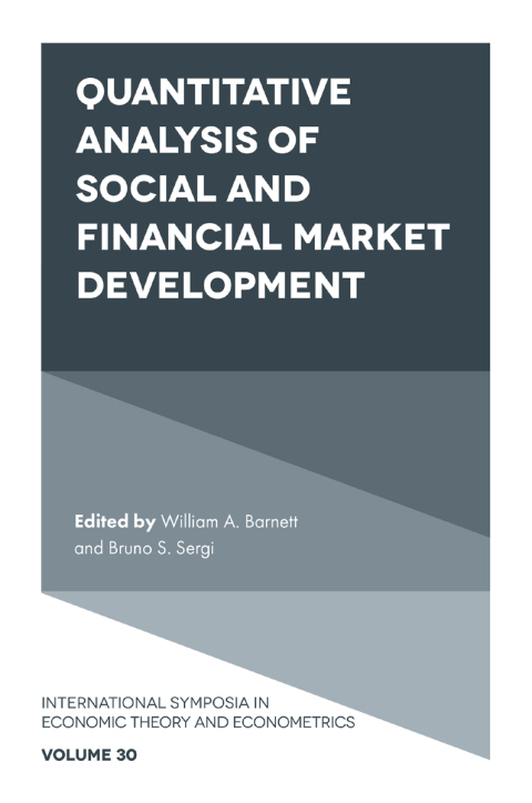 Quantitative Analysis of Social and Financial Market Development 