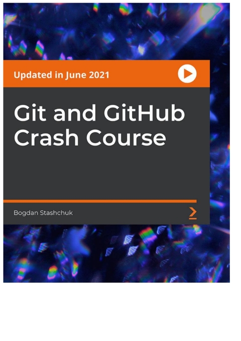 Cover image for book Git and GitHub Crash Course