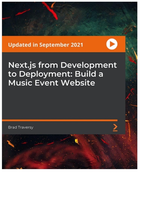 Cover image for book Next.js from Development to Deployment: Build a Music Event Website