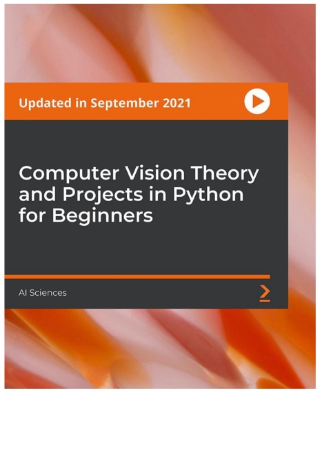 Cover image for book Computer Vision Theory and Projects in Python for Beginners