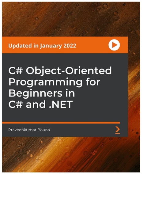 Cover image for book C# Object-Oriented Programming for Beginners in C# and .NET