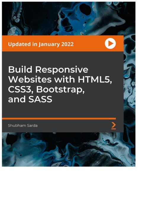 Cover image for book Build Responsive Websites with HTML5, CSS3, Bootstrap, and SASS