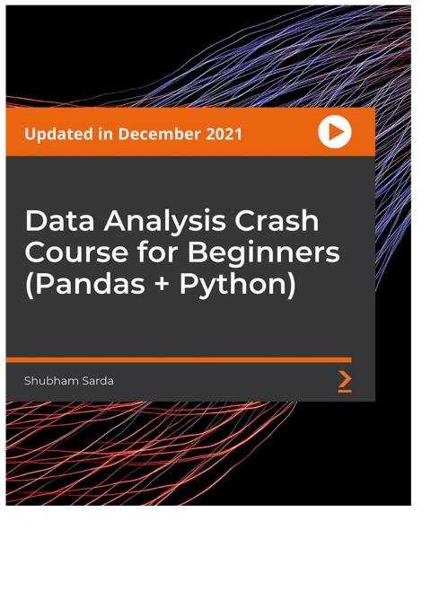 Cover image for book Data Analysis Crash Course for Beginners (Pandas + Python)