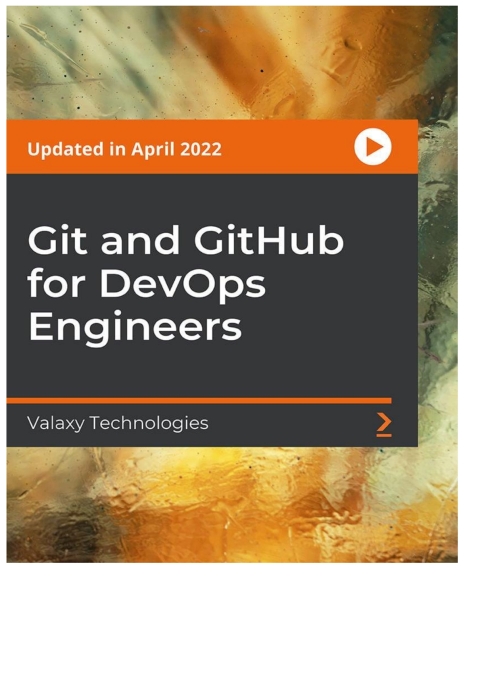 Cover image for book Git and GitHub for DevOps Engineers