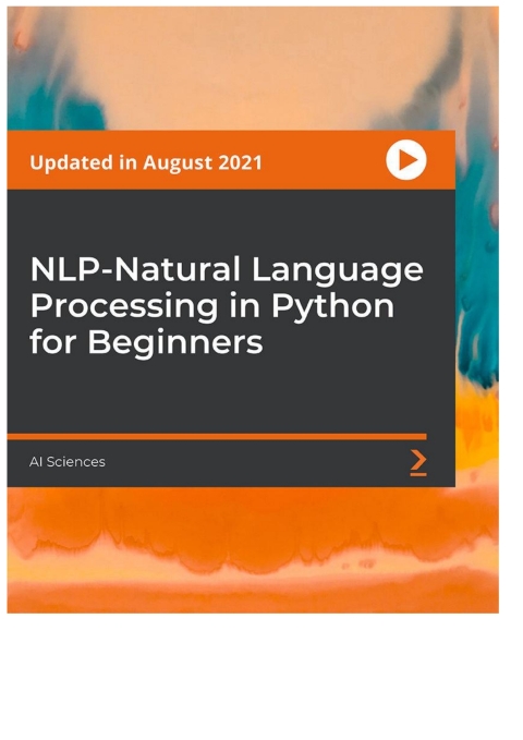 Cover image for book NLP-Natural Language Processing in Python for Beginners