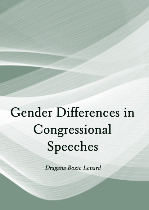 Cover image for book Gender Differences in Congressional Speeches