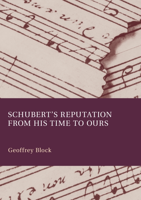 Cover image for book Schubert’s Reputation from His Time to Ours