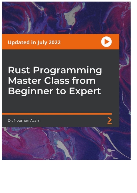 Cover image for book Rust Programming Master Class from Beginner to Expert