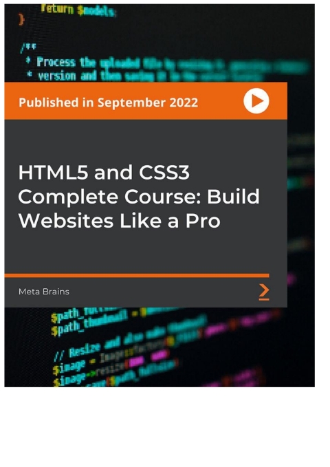 Cover image for book HTML5 and CSS3 Complete Course: Build Websites Like a Pro