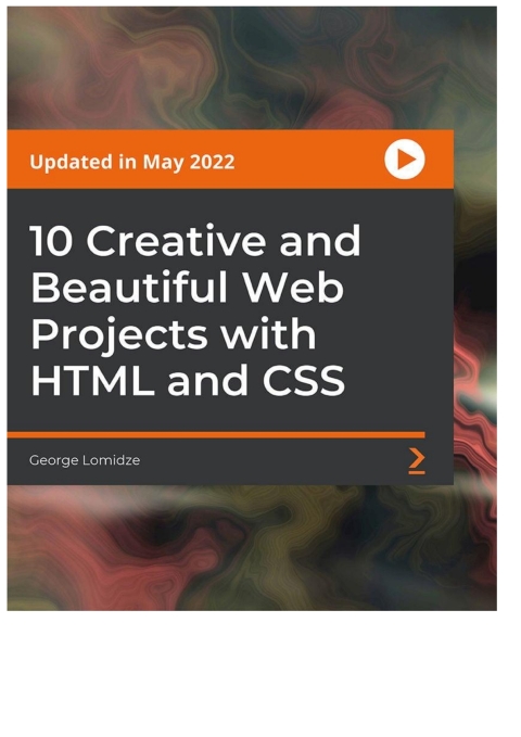 Cover image for book 10 Creative and Beautiful Web Projects with HTML and CSS