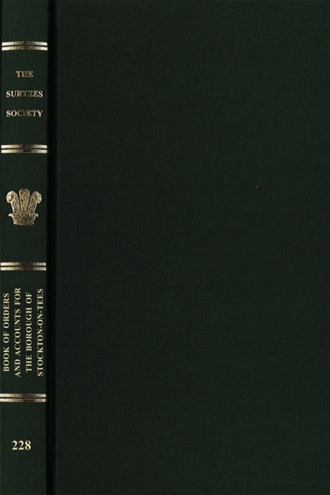Cover image for book Book of Orders and Accounts for the Borough of Stockton-on-Tees