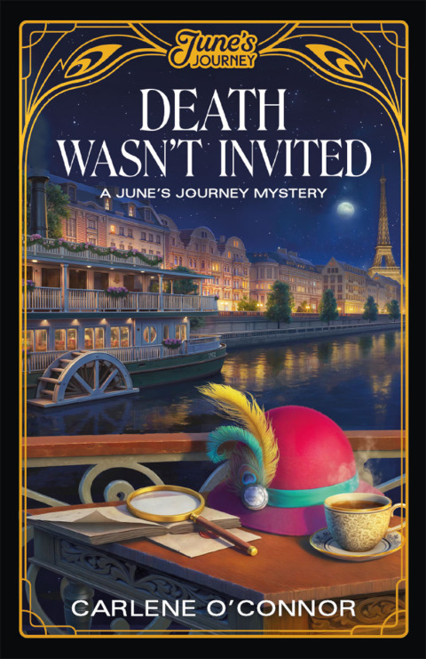 Cover image for book Death Wasn't Invited: A June's Journey Mystery
