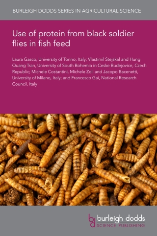 Use of protein from black soldier flies in fish feed