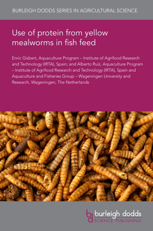 Use of protein from yellow mealworms in fish feed