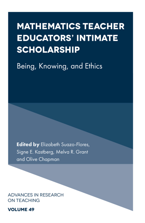 Cover image for book Mathematics Teacher Educators' Intimate Scholarship