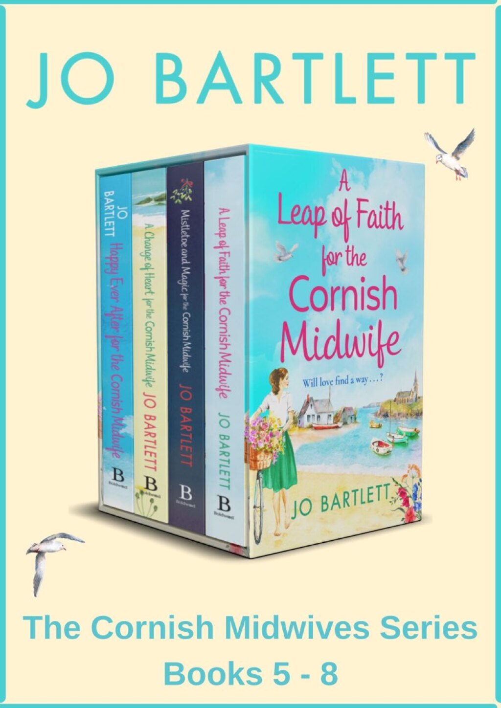 Reflowable The Cornish Midwives Series 5-8; $15.53
