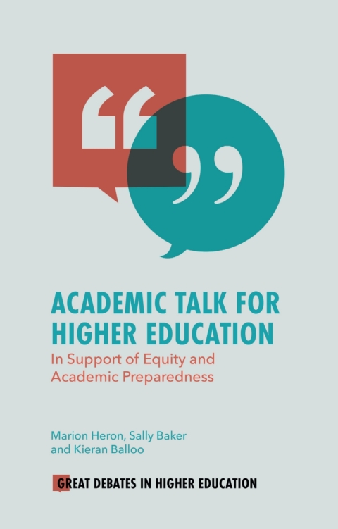 Cover image for book Academic Talk for Higher Education