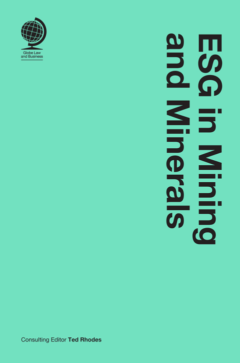Cover image for book ESG in Mining and Minerals