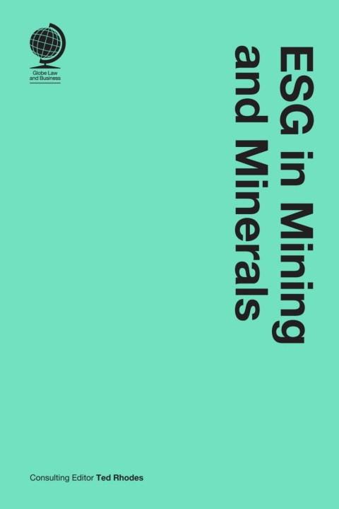 Cover image for book ESG in Mining and Minerals