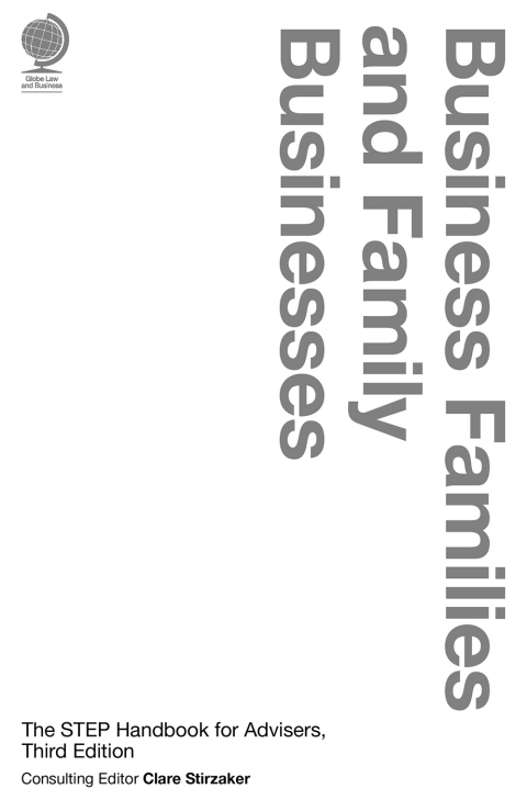 Cover image for book Business Families and Family Businesses