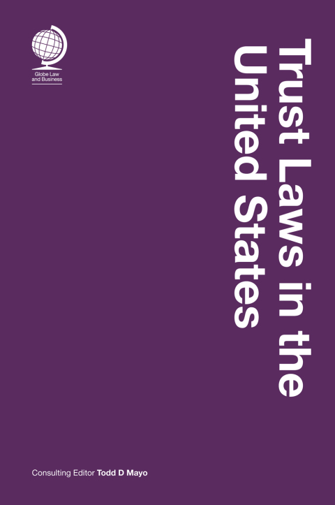 Cover image for book Trust Laws in the United States