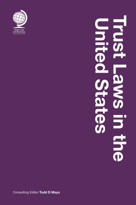 Cover image for book Trust Laws in the United States