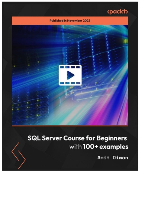 Cover image for book SQL Server Course for Beginners with 100+ examples